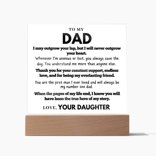 To My Dad – Gift From Daughter – Forever Your little Girl