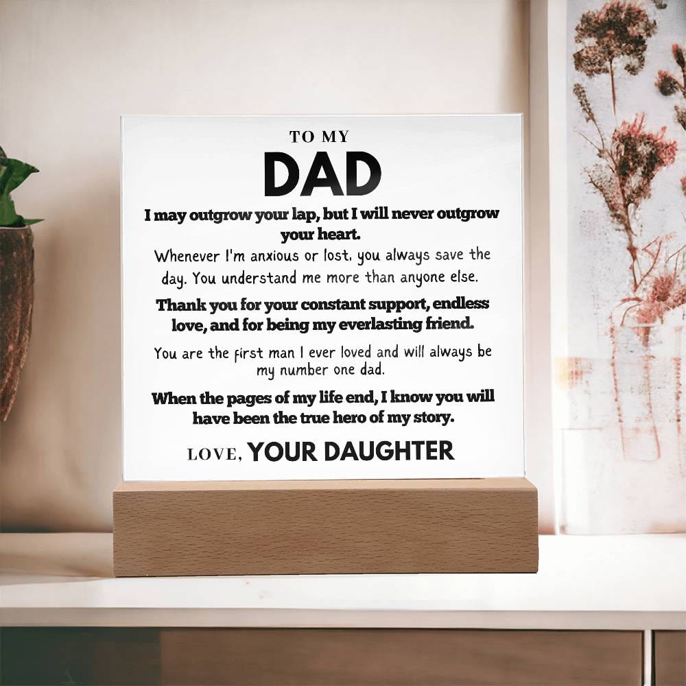 To My Dad – Gift From Daughter – Forever Your little Girl