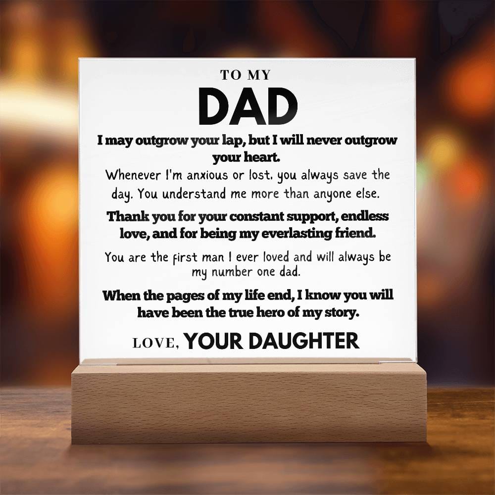 To My Dad – Gift From Daughter – Forever Your little Girl