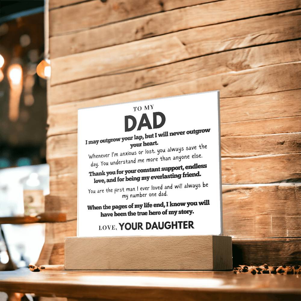 To My Dad – Gift From Daughter – Forever Your little Girl