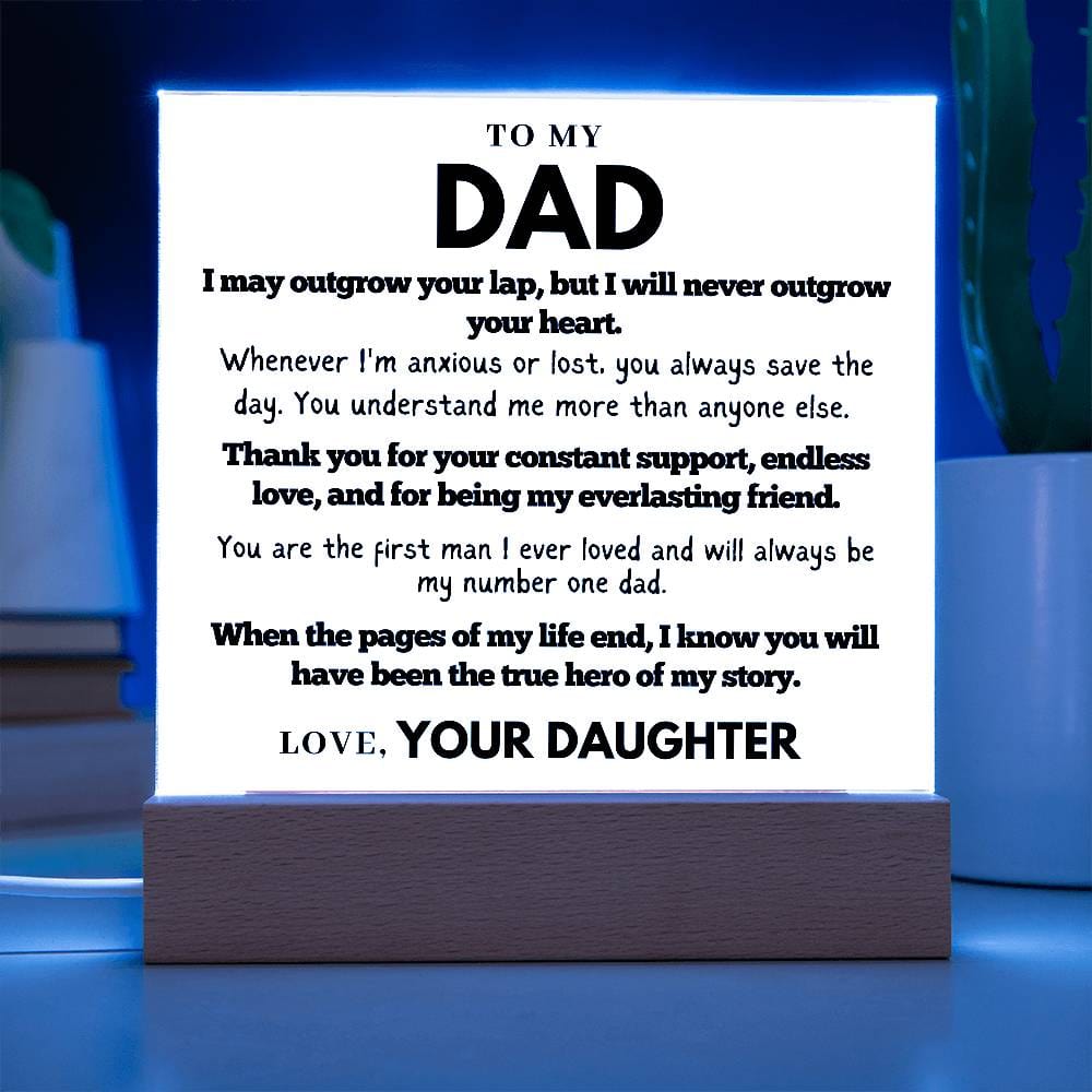 To My Dad – Gift From Daughter – Forever Your little Girl