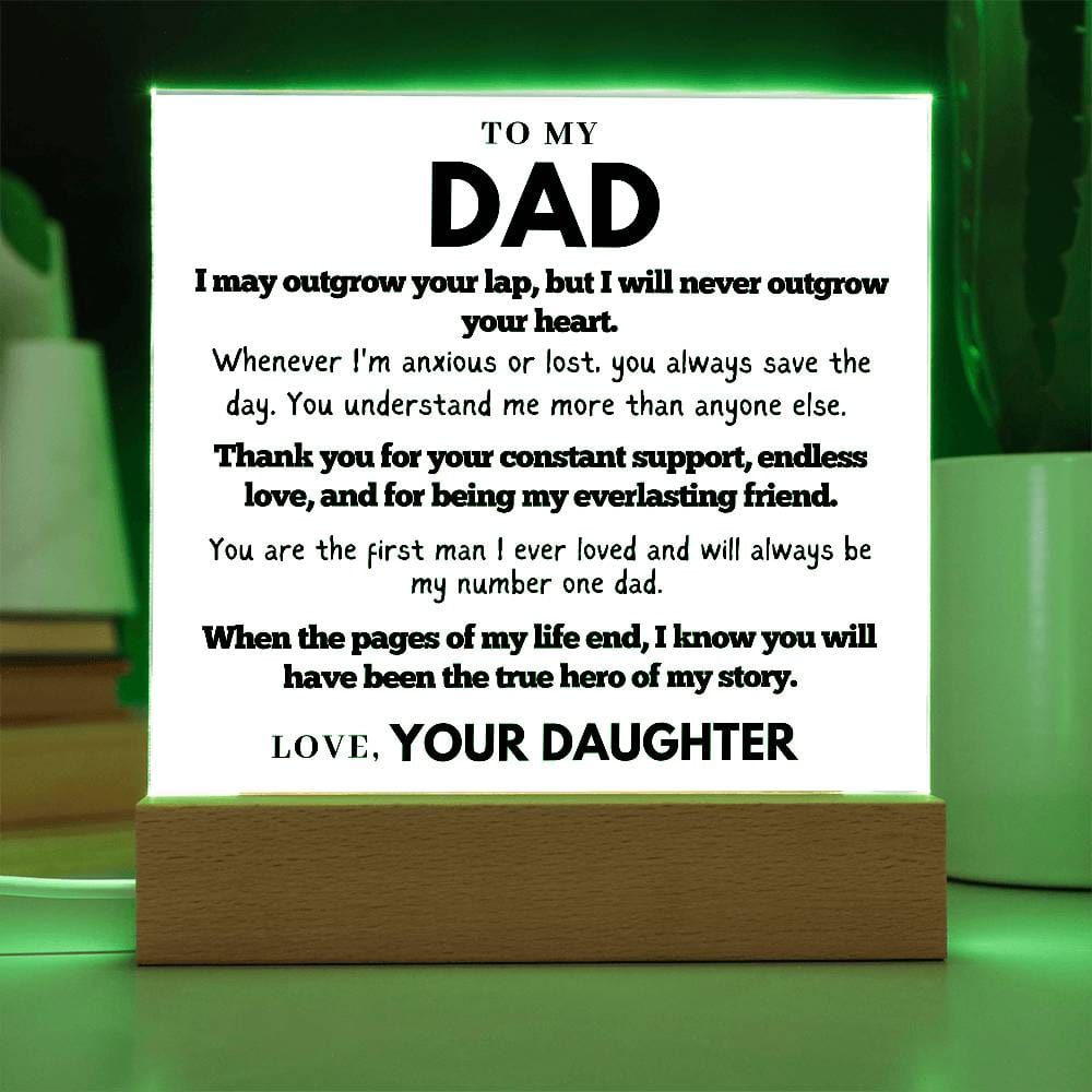 To My Dad – Gift From Daughter – Forever Your little Girl