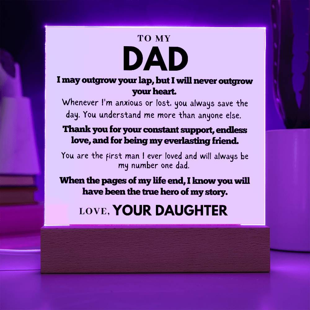 To My Dad – Gift From Daughter – Forever Your little Girl