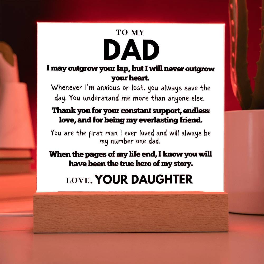 To My Dad – Gift From Daughter – Forever Your little Girl